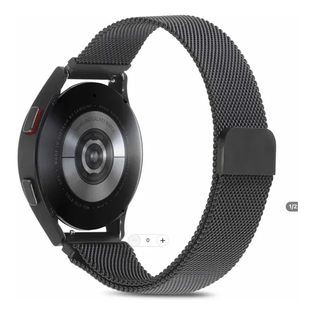 Correa Para Samsung Watch 4 Metalizada, Inmantadas De 20mm