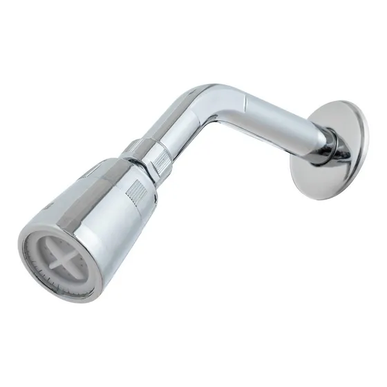 Brazo Ducha Cromada Plástico Al Muro