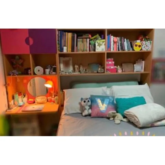 Juego De Cuarto Modular Con Escritorio Cama Matrimonial