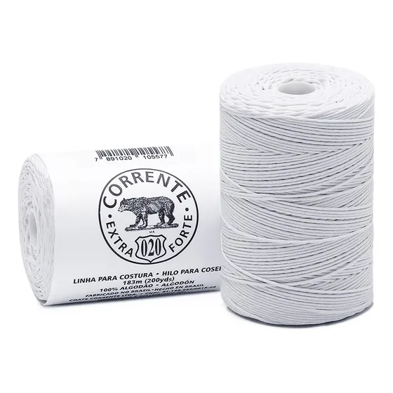 Linha Cordone Urso Glacê Extra Forte Coats Nº00 100% Algodão