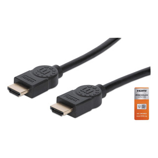 Manhattan: Cable Hdmi De Velocidad Premium Certificado Con E Manhattan: Cable Hdmi De Velocidad Premium Certificado Con E
