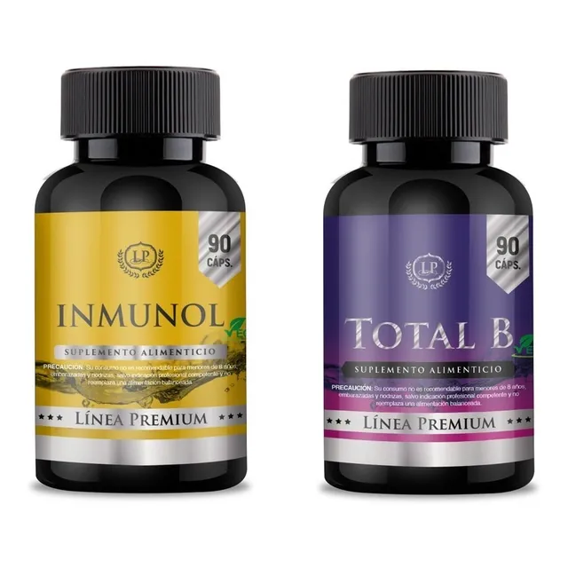 Inmunol (vitamina C+ D3 + E + Zinc) + Complejo B