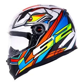 capacete ls2 helmets ff358 preco Monocolor Preto Fosco 58/M CAPACETE LS2 FF358 SPEEDY BRANCO/ROXO/LARANJA