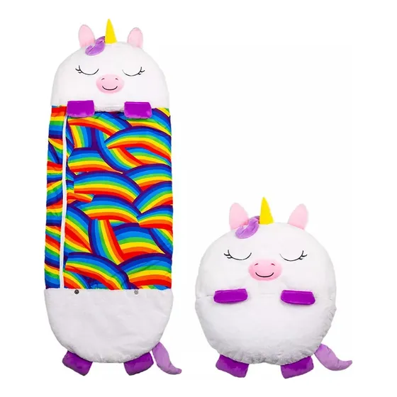 Bolsa De Dormir Infatil Niños Peluche Almohada Campamento