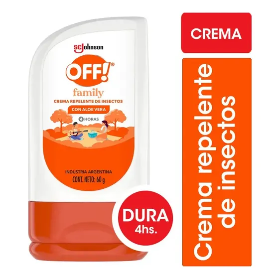 OFF! Family repelente de insectos en Crema 60g