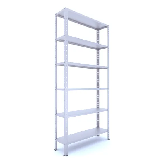 Prateleira De Aço Armario 90x198 Com 6 Divisoria Galvanizada