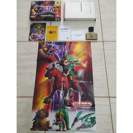 The Legend Of Zelda Majora's Mask N64 Big Box Gradiente