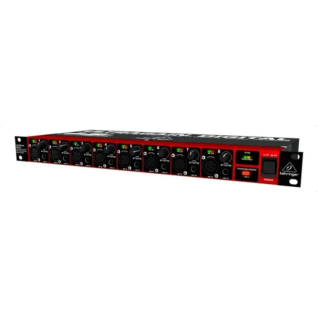 Preamplificador Behringer ADA8200 phono de 8 canales 220V