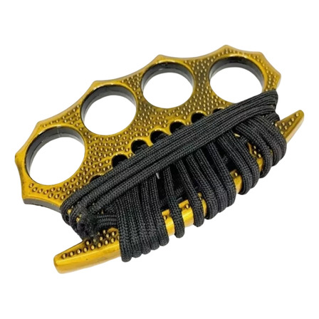 Soco Inglês Aço Cobre Envelhecido Paracord Nylon Soco Inglês Aço Cobre Envelhecido Paracord Nylon