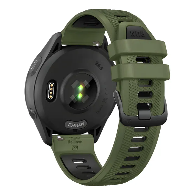 22mm Watch Band For Garmin Forerunner 265, 22 Quick Bj8lr