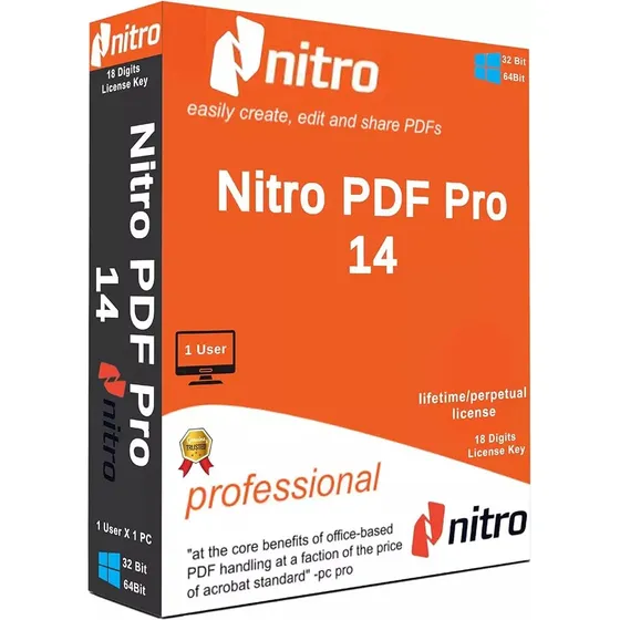 Licencia Nitro Pdf Pro V14 Editor De Pdf Similar A Acrobat