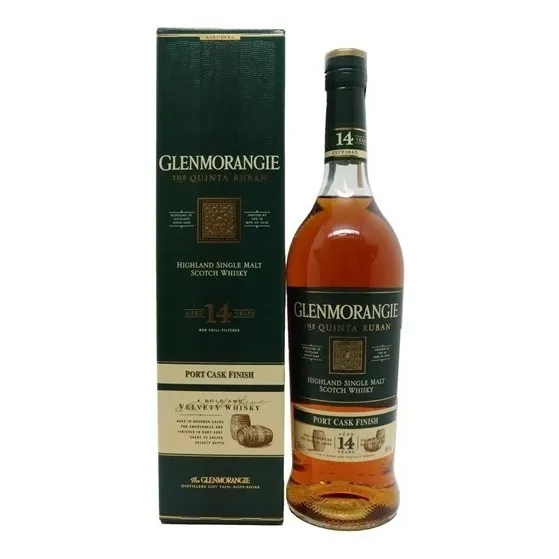 Whisky Glenmorangie Quinta Ruban 14años  700ml. Envío Gratis