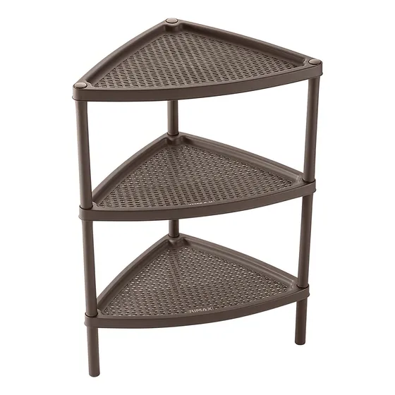 Mesa Multiusos Triangular 3 Niveles Mocca Rimax (12262)