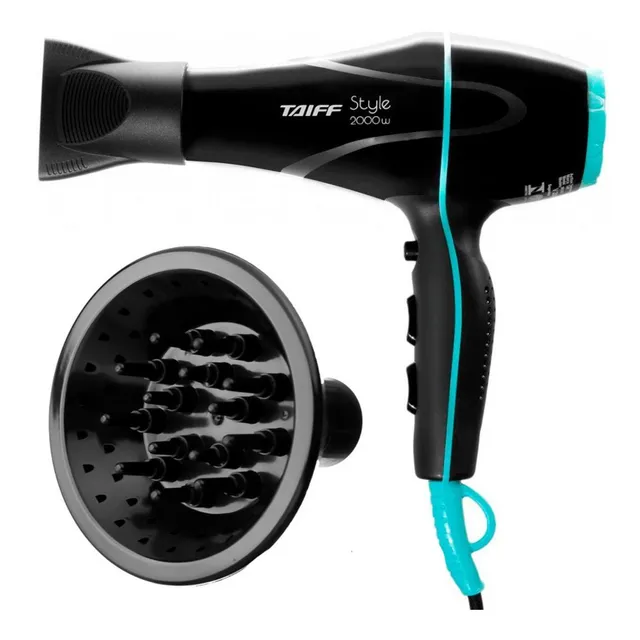 Secador Com Difusor De Cachos Taiff Style Profissional 2000w