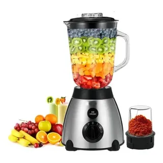 Liquidificador E Triturador Jarra Copo De Vidro Cozinha Inox Liquidificador E Triturador Jarra Copo De Vidro Cozinha Inox