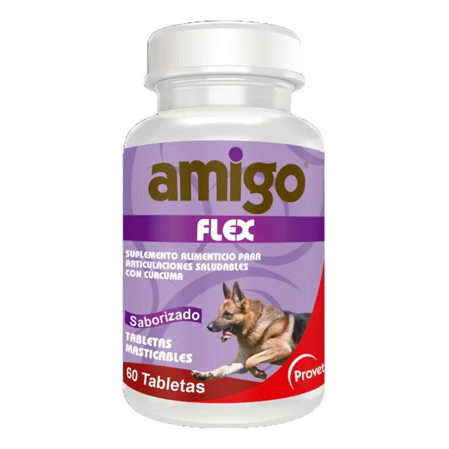 Amigo Flex Glucosamina Y Condroitina Perros X 60 Tabletas
