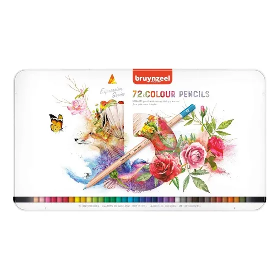 Lápices De Colores Bruynzeel Expression Set 72 Colores