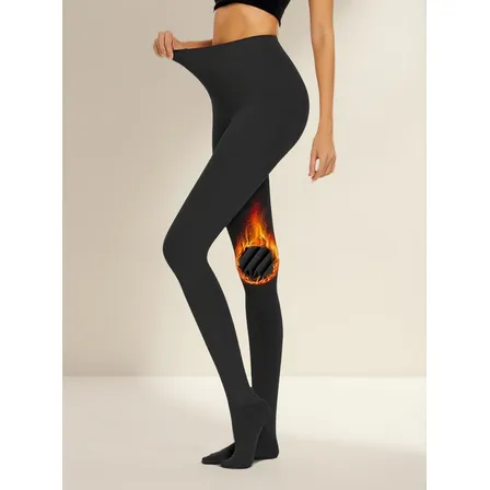 3 Panty Polar Calzas Primera Capa Mujer Medias Elásticas Pie