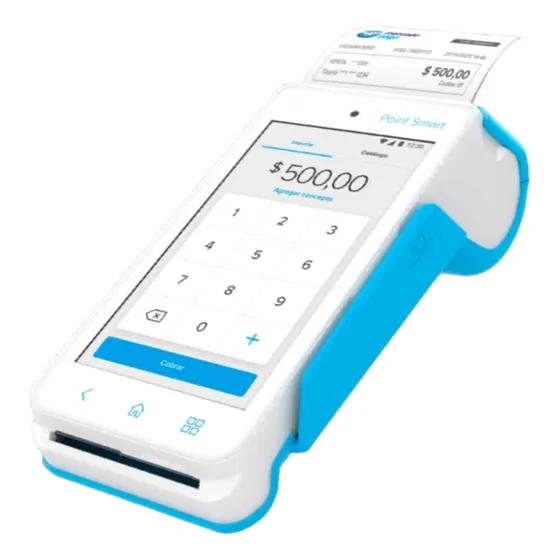 Point Lector De Tarjetas Cobros Smart Mercadopago Posnet Blanco