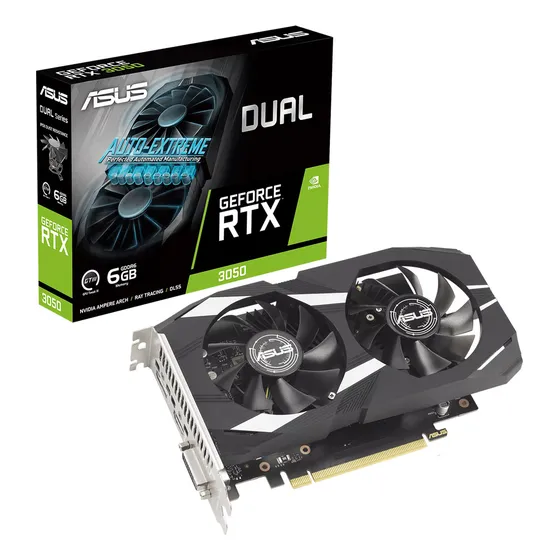 Tarjeta De Video Asus Dual Geforce Rtx 3050 6gb Gddr6