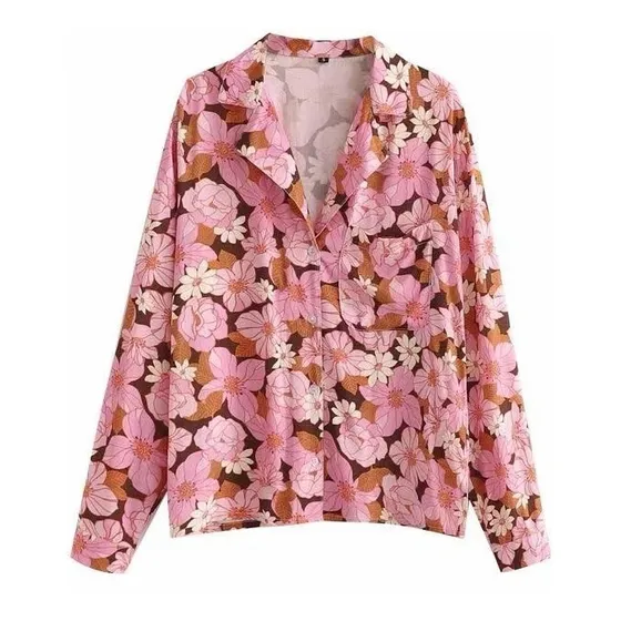 Blusa Estampada De Dama