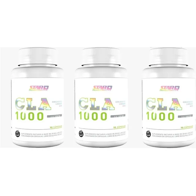 Combo 3x Cla Star Nutrition 270 Capsulas Quemador De Grasa