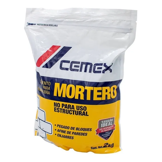 Cemento Mortero Cemex 2 Kg