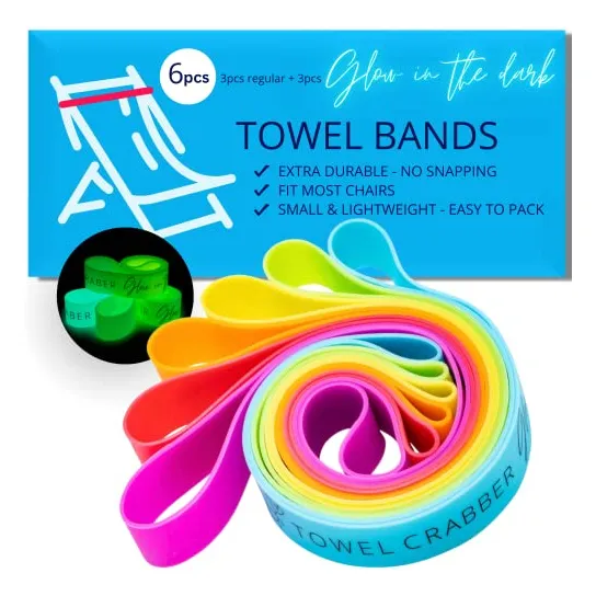Bandas Para Sujetar Toallas En Silla X 6 Unid Piscina Playa
