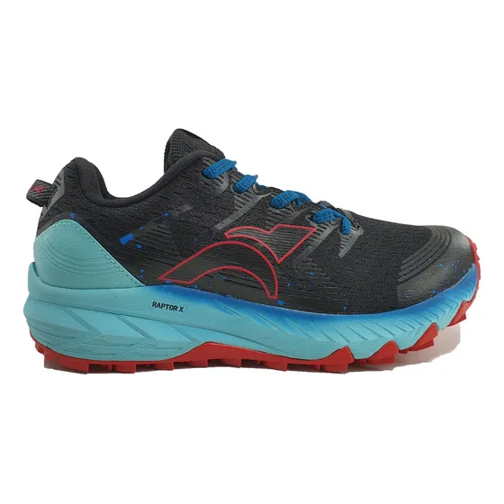 Zapatillas Maraton Trail Running Mujer 1006 Neg-aqua Ras