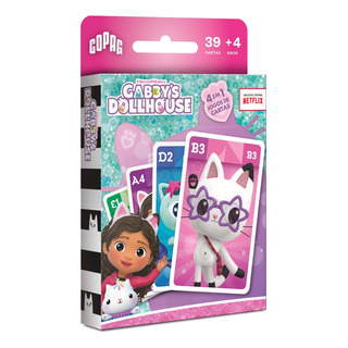Jogo - Gabby's Dollhouse 4 Em 1 - Copag Jogo - Gabby's Dollhouse 4 Em 1 - Copag