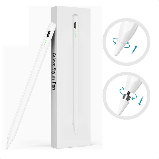 Caneta Pencil 1.5mm Ios iPad Tablet Android De Alta Precisão