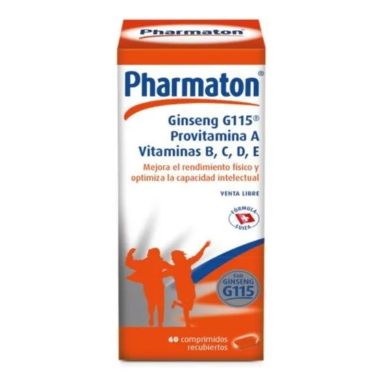Pharmaton Complejo Vitamínico + Ginseng 60 Comprimidos
