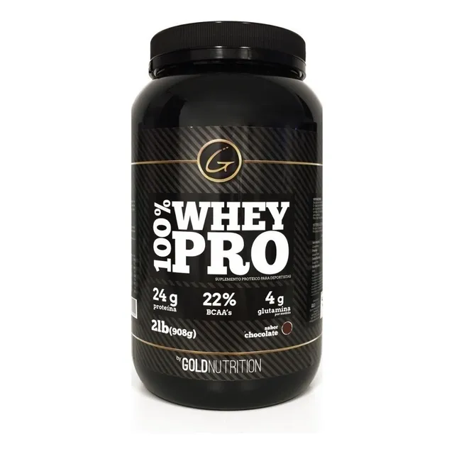 Suplemento en polvo Gold Nutrition Proteínas sabor chocolate x 908g