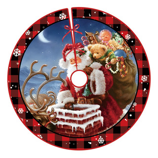 Pie Arbol De Navidad 90cm Tapete Navideño Falda De Árbol Pie Arbol De Navidad 90cm Tapete Navideño Falda De Árbol