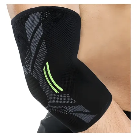 Cotoveleira De Compressão Esporte Academia Fitness Cotovelo Cor Verde Tamanho M