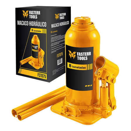 Macaco Hidráulico Garrafa 8 Toneladas Fasterr Tools Macaco Hidráulico Garrafa 8 Toneladas Fasterr Tools