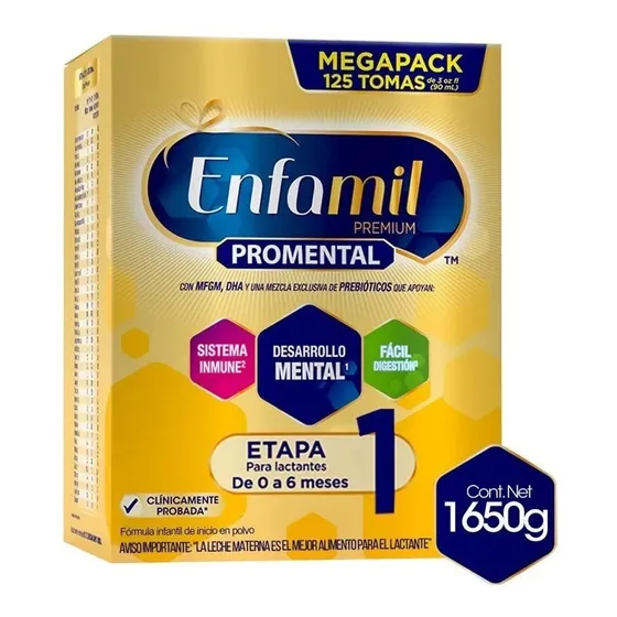 Leche de fÃ³rmula en polvo sin gluten Mead Johnson Enfamil Pro Select en caja de 1.65kg - 0 meses 1 aÃ±os