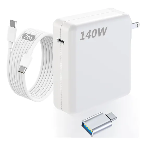 Cargador Tipo C 140w Para Macbook Pro 16 15 Con 1.5m Cable