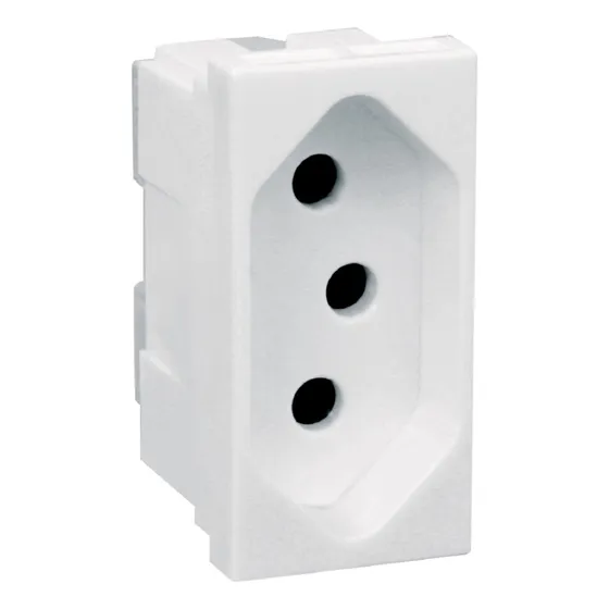 Módulo Tomada 2p+t 20a 250v Branco Pial Plus (Antiga)