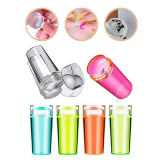 Carimbo Francesinha Silicone Conceito Beleza Unhas Decoração Fácil