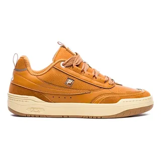 Fila Tênis Masculino Fila X2k Couro Camurça Casual Original Caramelo Escuro/bege