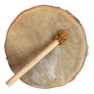 Tambor Ceremonial De 25 Cm Para Cantos, Danza Y Temazcal Tambor Ceremonial De 25 Cm Para Cantos, Danza Y Temazcal