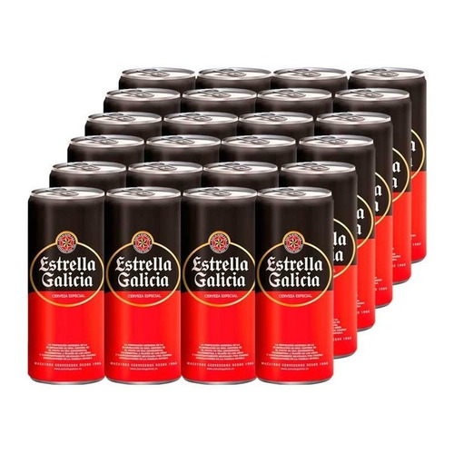 Cerveza Estrella Galicia Lata 269 Ml Pack X 24