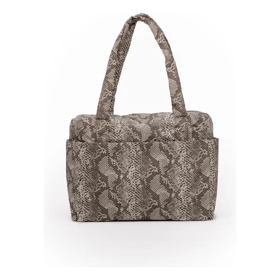 Baggu Pequeña Nube De Mano - Piel De Serpiente
