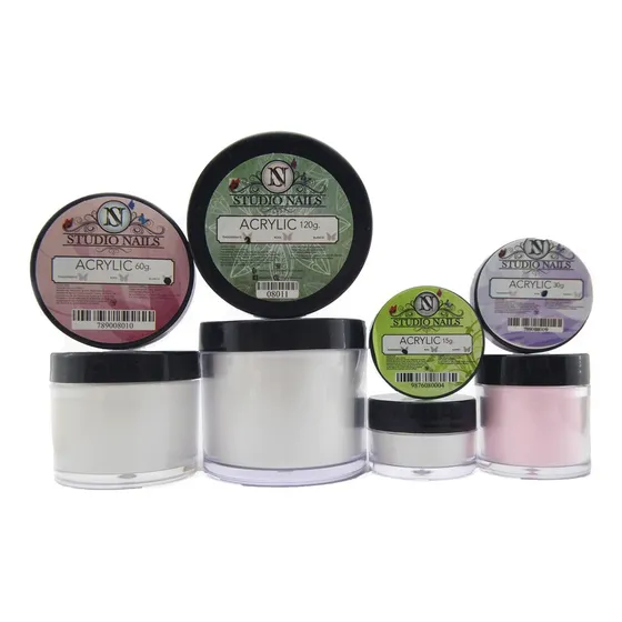 Acrilico 15 Grs. Studio Nails Acrilico Transparente 15 Grs. Studio Nails
