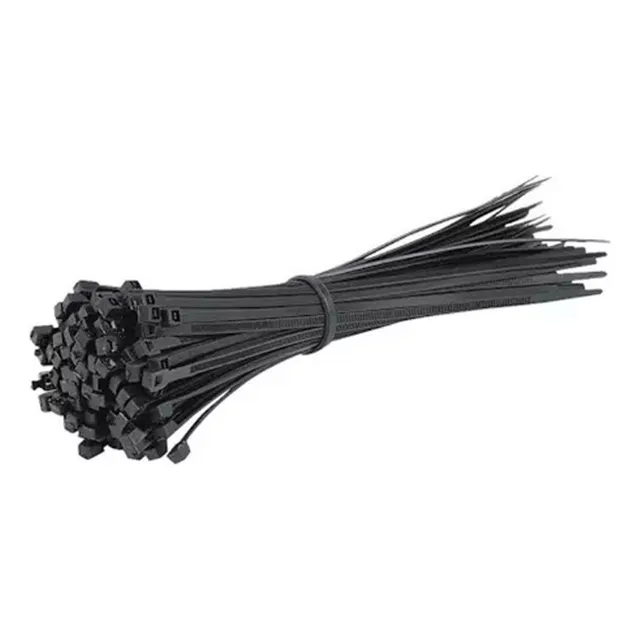 Amarras Plasticas Sunchos Negros 4.5mm X 200mm