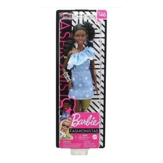 Barbie Fashionista Negra Protesis Pierna # 146