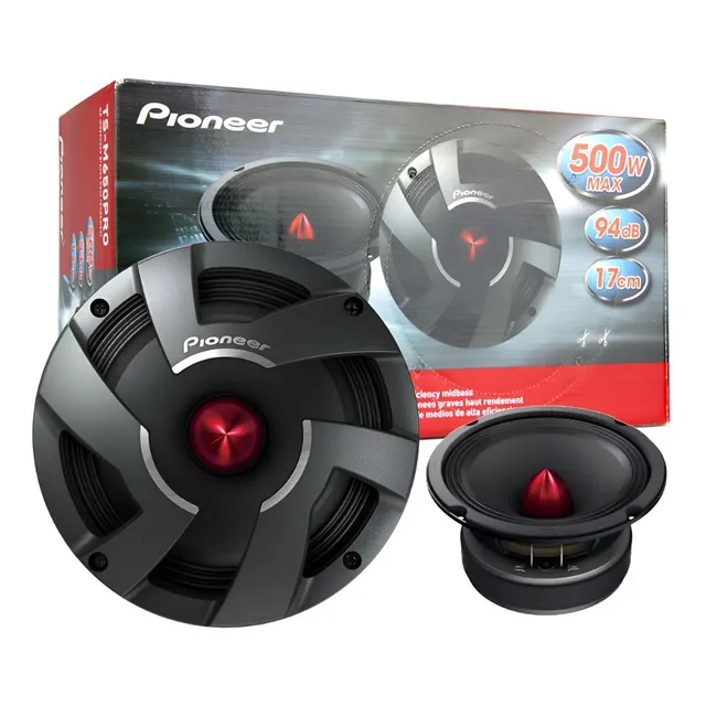 Par De Medio Bajo Pionner Ts-m650pro 6,5 Pulgadas 500w