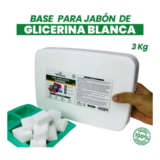 3 Kg De Base Glicerina Blanca