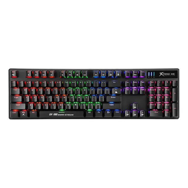 Teclado Gamer C/ Luz Arcoiris Anti-ghosting Xtrike Me Gk-980